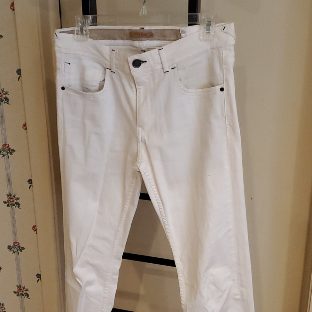Zara white jeans